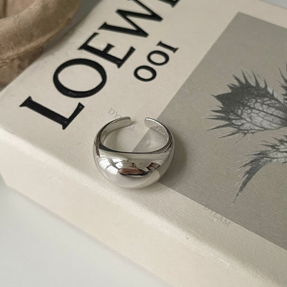 Luxury Chunky Silver Ring