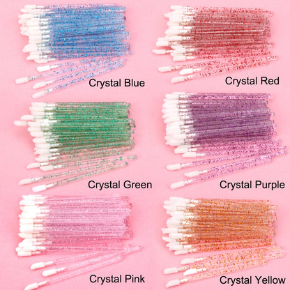 50Pcs Crystal Applicator Brush Disposable