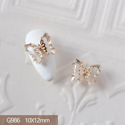 10pcs 3D Alloy Christmas Nail Art Charms