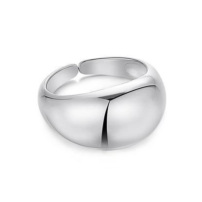 Luxury Chunky Silver Ring