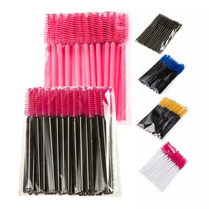 50 Pcs Eyelash/Eyebrow Disposable Applicator Wands