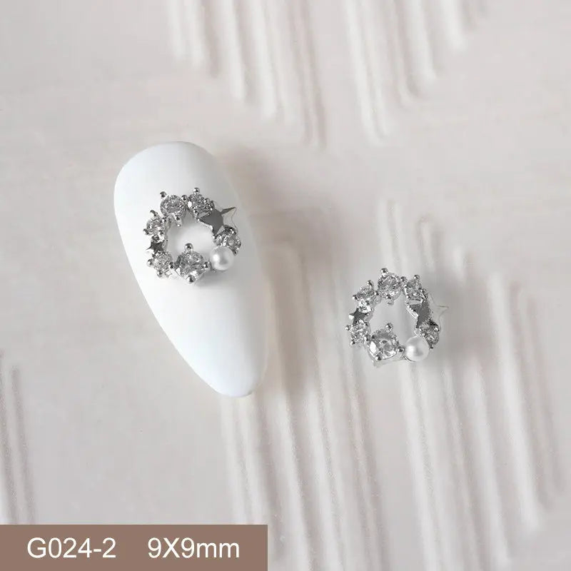 10pcs 3D Alloy Christmas Nail Art Charms