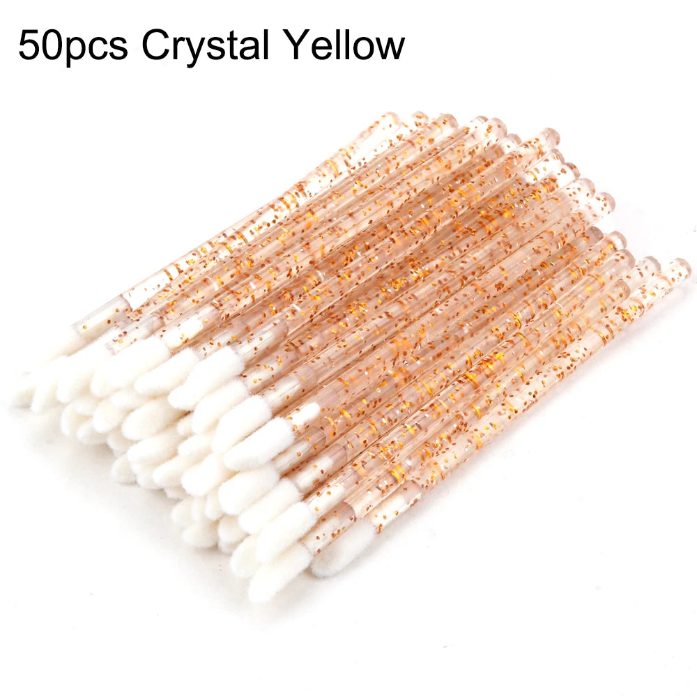 50Pcs Crystal Applicator Brush Disposable