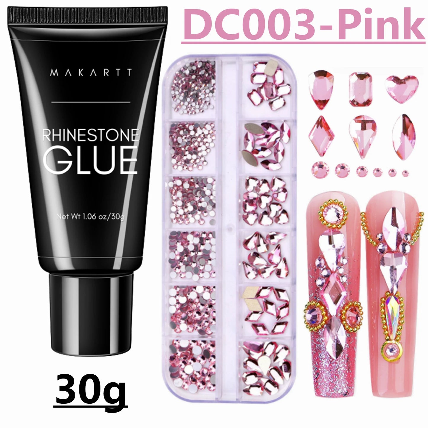 Makartt Nail Rhinestone Glue Gel for Nails