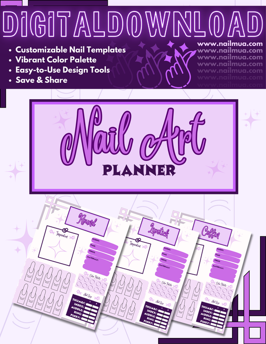 Digital Nail Art Planner