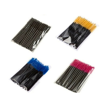 50 Pcs Eyelash/Eyebrow Disposable Applicator Wands